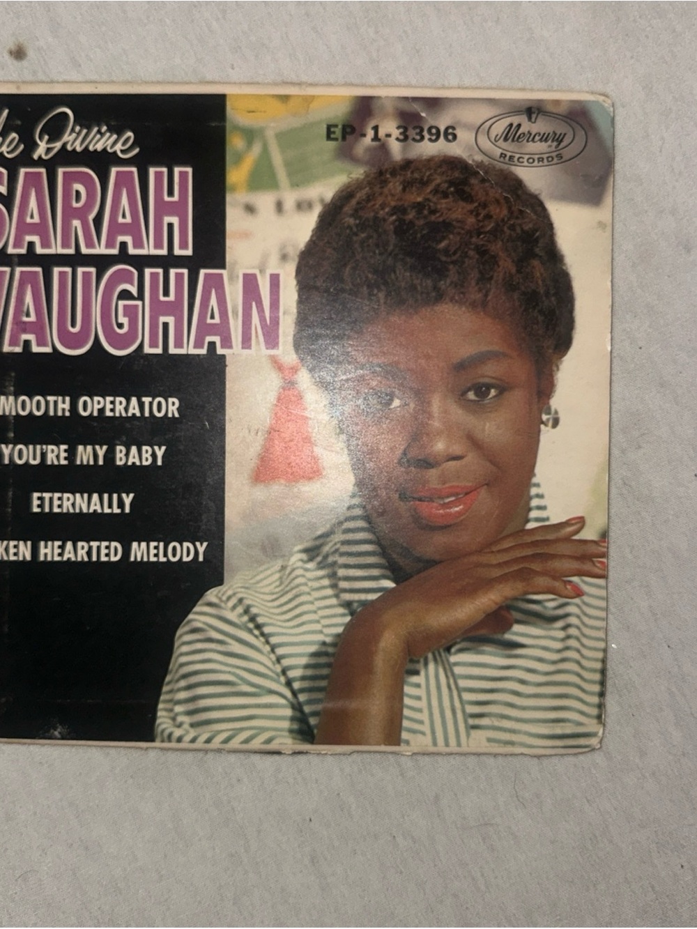 Vintage Collectible Sarah Vaughan Record
